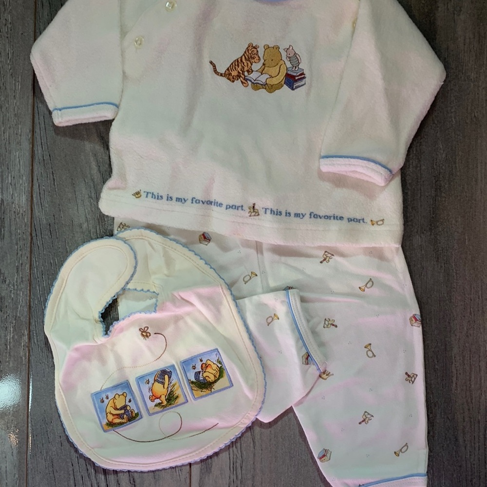 Classic Pooh two piece outfit 6 months